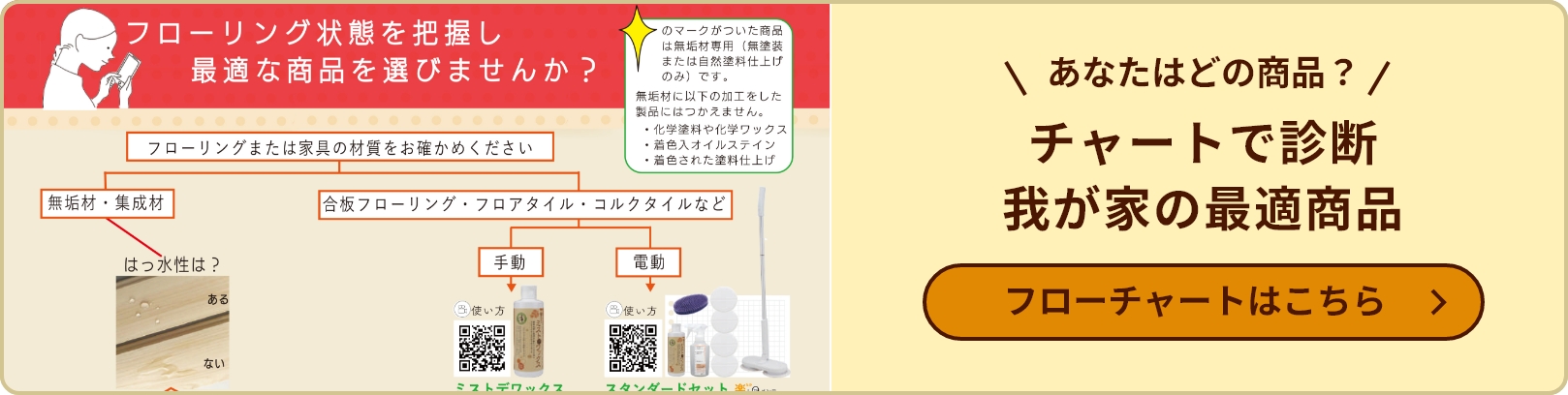 あなたはどの商品？チャートで診断我が家の最適商品のフローチャートはこちら